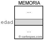 Variable edad en la Memoria del Ordenador