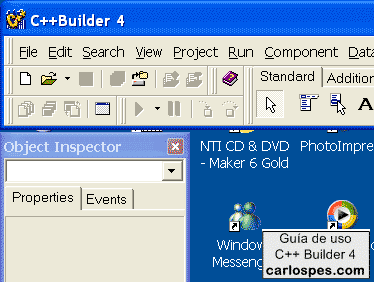 Aspecto de Borland C++ Builder 4