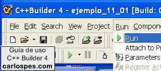 Ejecutar en Borland C++ Builder 4