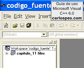 Proyecto en Microsoft Visual C++ 6.0